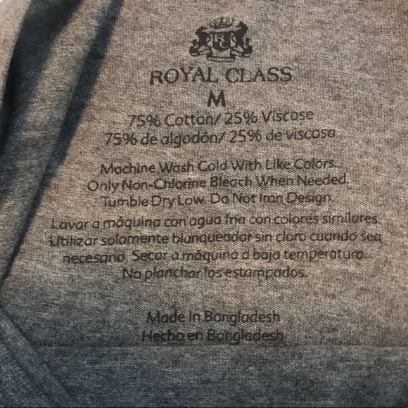 Royal Class Gray Graphic Tee - Picture 4 of 10